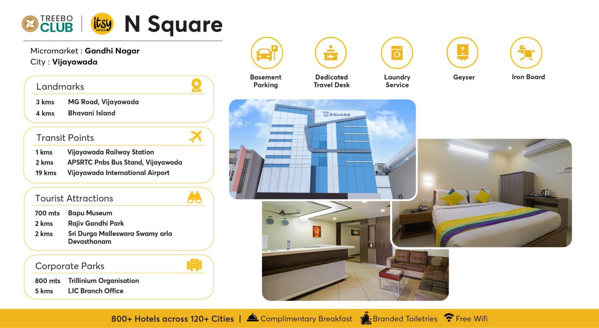Itsy Hotels N Square Vijayawāda Екстериор снимка